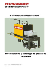 Dynapac BS 50G Instrucciones Y Catálogo De Piezas De Recambio