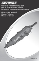 Genesis GRT2103-40 Manual Del Operario