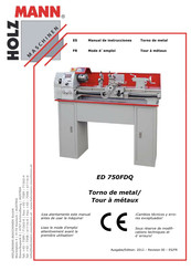 Holzmann Maschinen ED 750FDQ Manual De Instrucciones