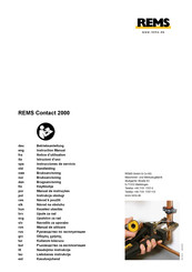 REMS Contact 2000 Instrucciones De Servicio