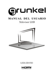 Grunkel LED-320 FIO Manual Del Usuario