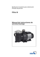 KSB Filtra N 6 E Manual De Instrucciones