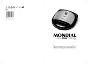 Mondial INOX GRILL PREMIUM S-15 Manual De Instrucciones