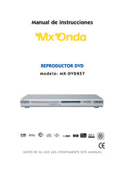 Mx Onda MX-DVD857 Manual De Instrucciones