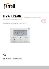 Ferroli RVL-I PLUS Manual De Usuario