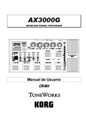 Korg ToneWorks AX3000G Manual De Usuario