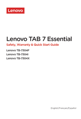 Lenovo TB-7304F Manual De Uso