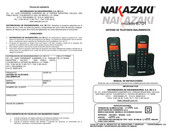 NAKAZAKI 8701 Manual De Instrucciones