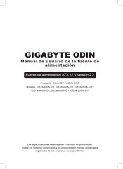 Gigabyte ODIN GT Manual De Usuario