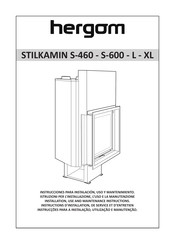 Hegrom STILKAMIN XL Instrucciones Para Instalación, Uso Y Mantenimiento