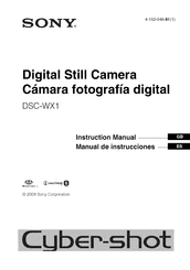 Sony DSC-WX1 Manual De Instrucciones