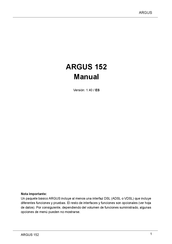 Argus 152 Manual De Instrucciones