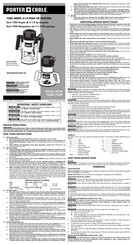 Porter Cable 7518 Manual De Instrucciones
