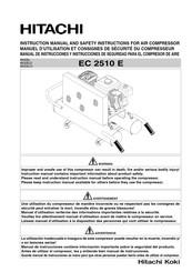 Hitachi Koki EC 2510 E Manual De Instrucciones Y Instrucciones De Seguridad