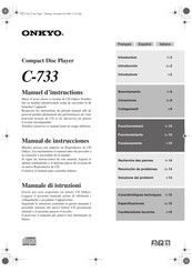 Onkyo C-733 Manual De Instrucciones