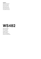 Gaggenau WS 482 Instrucciones De Uso