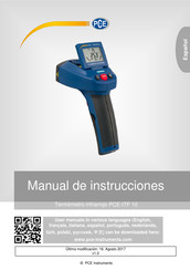 PCE Instruments PCE-ITF 10 Manual De Instrucciones