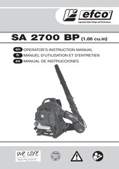 Efco SA 2700 Manual De Instrucciones