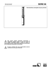 KSB ITUR 6609 Manual De Instrucciones