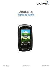 Garmin Approach G6 Manual Del Usuario