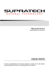 Supratech VISION VENTO Manual De Usuario