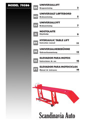 Scandinavia Auto 79586 Instrucciones De Uso