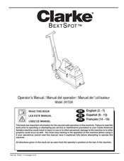 Clarke BEXTSPOT 04153A Manual Del Operador