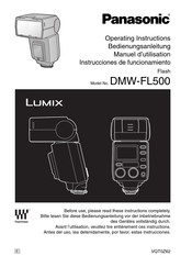 Panasonic Lumix DMW-FL500 Instrucciones De Funcionamiento