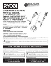 Ryobi RY40030 Manual Del Operador