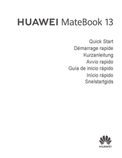 Huawei MateBook E Guia De Inicio Rapido