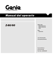 Terex Genie Z-60 Manual Del Operario