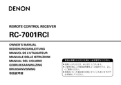 Denon RC-7001RCI Manual Del Usuario