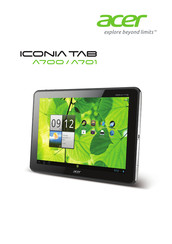 Acer ICONIA TAB A701 Manual De Uso