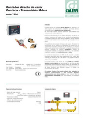 CALEFFI 7554 Serie Manual De Uso