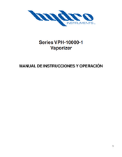 Hydro Instruments VPH-10000-1 Serie Manual De Instrucciones