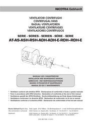 Nicotra Gebhardt ASH Serie Manual De Uso Y Mantenimiento