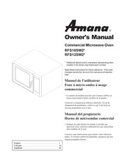 Amana RFS12SW2 Serie Manual Del Propietário