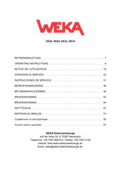 Weka DK28 Instrucciones De Servicio