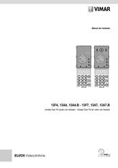 Vimar ELVOX 13A7.B Manual Del Instalador