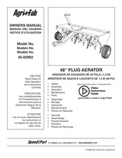 SpeedEPart Agri-Fab 45-02992 Manual Del Usuario