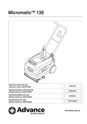 Nilfisk-Advance Micromatic 13 Instrucciones De Uso