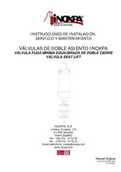 Inoxpa DN40 Instrucciones De Instalación, Servicio Y Mantenimiento