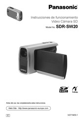 Panasonic SDR-SW20 Instrucciones De Funcionamiento