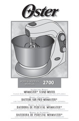 Oster MIXMASTER 2700 Manual De Instrucciones