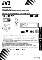 JVC EXAD KD-SHX701 Manual De Instrucciones