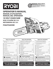 Ryobi P546VNM Manual Del Operador