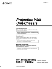 Sony CHP-411D Manual De Instrucciones