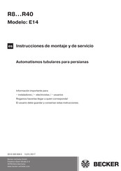 Becker E14 Instrucciones De Montaje