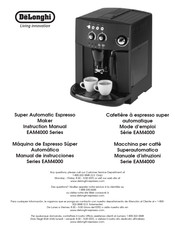 DeLonghi EAM4000 Serie Manual De Instrucciones