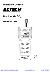 Extech Instruments CO250 Manual Del Usuario